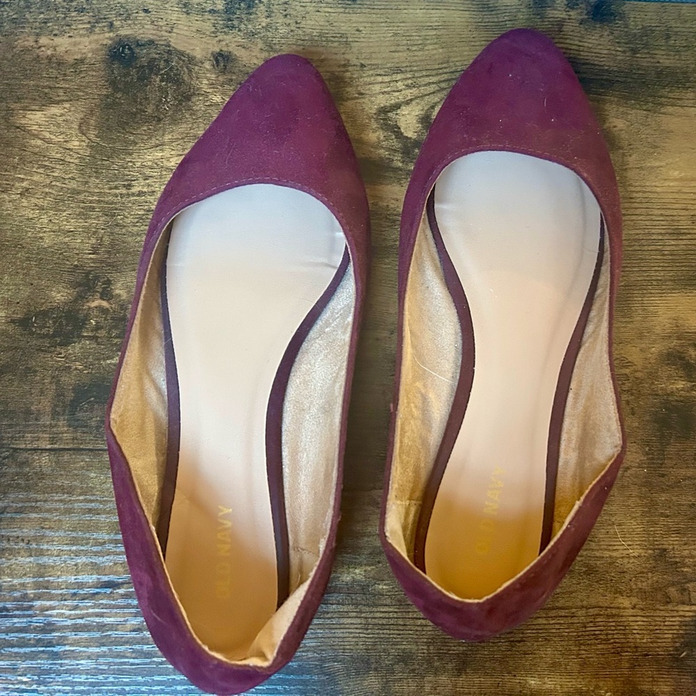 Old Navy Women's Maroon Flats